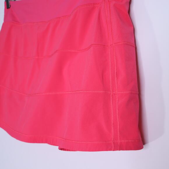 LULULEMON Pace Rival Mid-Rise Skirt Lip Gloss Long Tennis Active Women's 10 - Picture 3 of 8